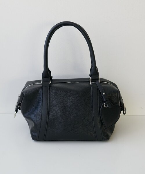 ミラーチャーム付ソフトミニボストンバッグ（ボストンバッグ