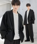 ETELIO（エテリオ）の「【セットアップ 2点セット】ビッグシルエットフロントジップデザインテーラードジャケット+センタープレススラックス（セットアップ・メンズ）」