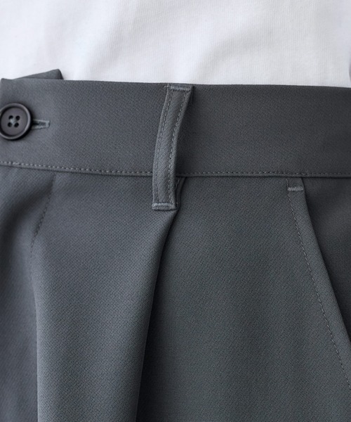 ETELIO（エテリオ）の「【セットアップ 2点セット】ビッグシルエットフロントジップデザインテーラードジャケット+センタープレススラックス（セットアップ・メンズ・チャコール/ネイビー/グレー/ブラック・S/M/L/XL）」の10枚目の写真