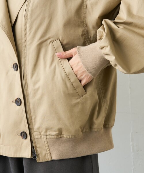 新品 CIOPANICTYPY 2WAYZIP切替トレンチコート 2WAY】ZIP切替トレンチコート | CIAOPANIC TYPY(チャオパニック