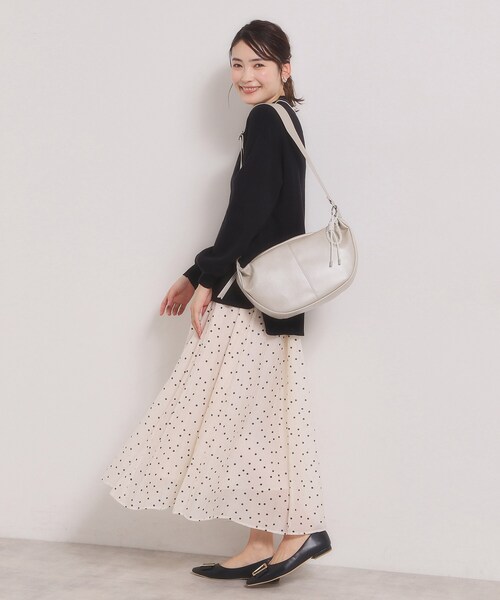 ITS'DEMO（イッツデモ）の「パール調チャーム付きショルダー（ショルダーバッグ・レディース・ブラック/ナチュラル/ライトベージュ・00）」の20枚目の写真