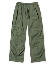 TAG NYLON SHIRRING PANTS - KHAKI
