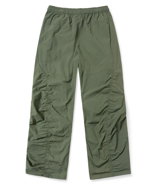 BROWNBREATH(ブラウンブレス)の「TAG NYLON SHIRRING PANTS - KHAKI(その他パンツ・レディース・その他・S/M/L/XL)」の2枚目の写真
