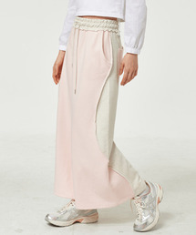 PIECEMAKER（ピースメーカー）の「EX RAW MAXI SKIRT (PINK)（スカート）」