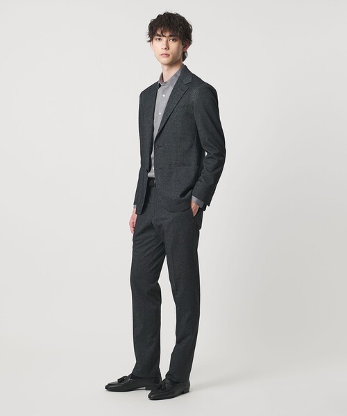 UNITED ARROWS(ユナイテッドアローズ)の「タイプライター セミワイドカラー シャツ COMFORT EASY-MODEL 抗菌防臭(シャツ/ブラウス・メンズ・ホワイト/グレー系・M/XL/L/S)」の4枚目の写真