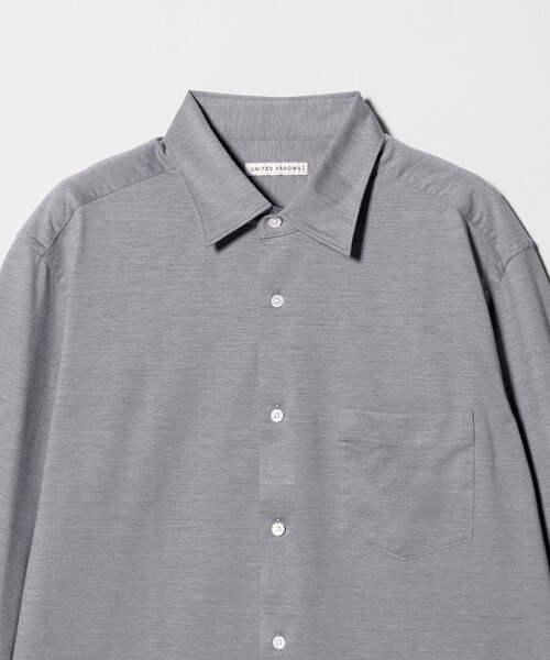UNITED ARROWS(ユナイテッドアローズ)の「タイプライター セミワイドカラー シャツ COMFORT EASY-MODEL 抗菌防臭(シャツ/ブラウス・メンズ・ホワイト/グレー系・M/XL/L/S)」の10枚目の写真
