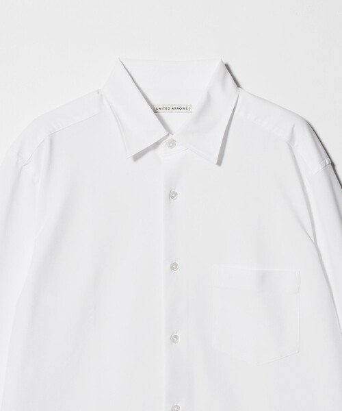 UNITED ARROWS(ユナイテッドアローズ)の「タイプライター セミワイドカラー シャツ COMFORT EASY-MODEL 抗菌防臭(シャツ/ブラウス・メンズ・ホワイト/グレー系・M/XL/L/S)」の16枚目の写真