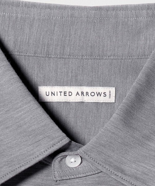 UNITED ARROWS(ユナイテッドアローズ)の「タイプライター セミワイドカラー シャツ COMFORT EASY-MODEL 抗菌防臭(シャツ/ブラウス・メンズ・ホワイト/グレー系・M/XL/L/S)」の18枚目の写真