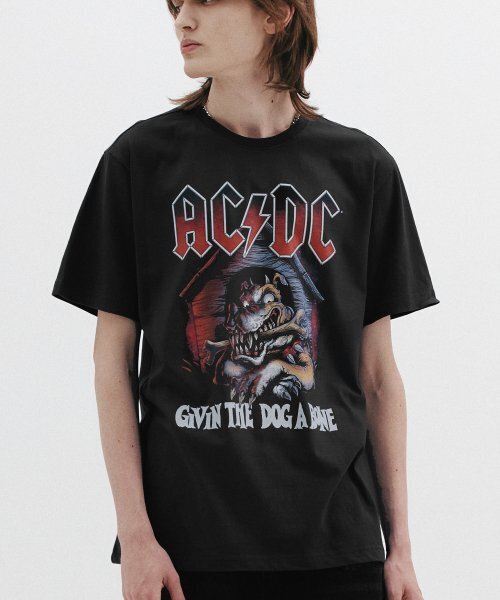 Bravado(ブラヴァド)の「ACDC DOG A BONE 2 BK (BRENT2415)(Tシャツ/カットソー・メンズ・その他・2XL/L/M/XL)」の1枚目の写真