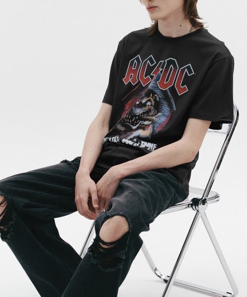 Bravado(ブラヴァド)の「ACDC DOG A BONE 2 BK (BRENT2415)(Tシャツ/カットソー・メンズ・その他・2XL/L/M/XL)」の2枚目の写真