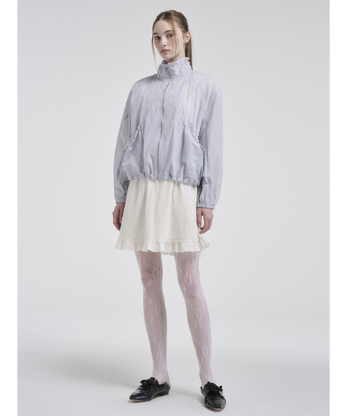 ETMON（エトモン）の「Volume Pocket Wind Jumper, Greyish Blue（ナイロンジャケット・レディース・その他・FREE）」の3枚目の写真