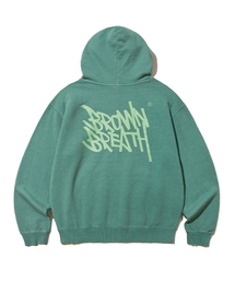 PIGMENT TAG HOODIE - BLUE GREEN