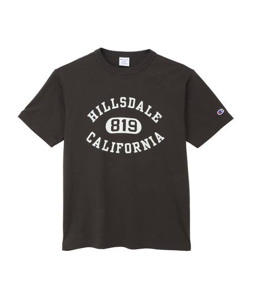 Champion(チャンピオン)の「【Champion/チャンピオン】メンズ ベーシック ショートスリーブTシャツ(Tシャツ/カットソー・メンズ・ホワイト×レッド/ホワイト×ブルー/ブラック系その他/オートミール/ダークブルー/グレー・X-LARGE/LARGE/MEDIUM/SMALL)」の3枚目の写真