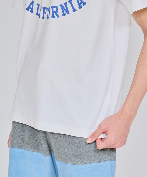 Champion(チャンピオン)の「【Champion/チャンピオン】メンズ ベーシック ショートスリーブTシャツ(Tシャツ/カットソー・メンズ・ホワイト×レッド/ホワイト×ブルー/ブラック系その他/オートミール/ダークブルー/グレー・X-LARGE/LARGE/MEDIUM/SMALL)」の8枚目の写真