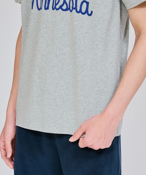 Champion(チャンピオン)の「【Champion/チャンピオン】メンズ ベーシック ショートスリーブTシャツ(Tシャツ/カットソー・メンズ・ホワイト×レッド/ホワイト×ブルー/ブラック系その他/オートミール/ダークブルー/グレー・X-LARGE/LARGE/MEDIUM/SMALL)」の22枚目の写真