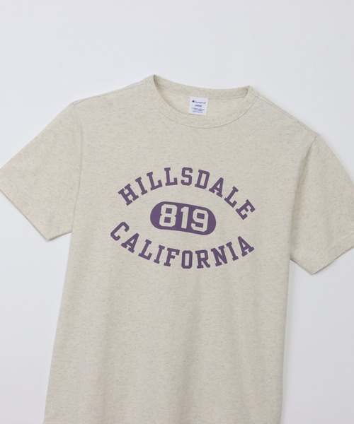 Champion(チャンピオン)の「【Champion/チャンピオン】メンズ ベーシック ショートスリーブTシャツ(Tシャツ/カットソー・メンズ・ホワイト×レッド/ホワイト×ブルー/ブラック系その他/オートミール/ダークブルー/グレー・X-LARGE/LARGE/MEDIUM/SMALL)」の16枚目の写真