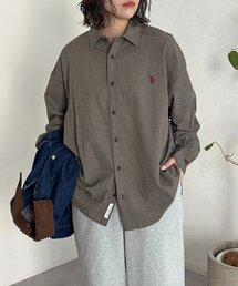 CPCM（シーピーシーエム）の「【U.S. POLO ASSN.】シアサッカー長袖シャツ（シャツ/ブラウス）」