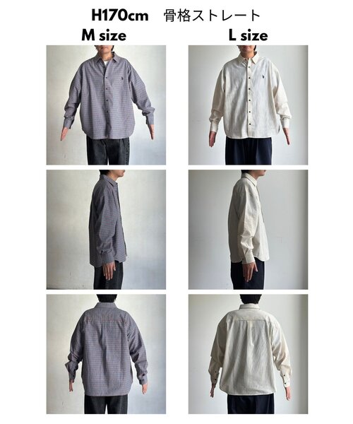 U.S. POLO ASSN.(ユーエスポロアッスン)の「【U.S. POLO ASSN.】シアサッカー長袖シャツ(シャツ/ブラウス・レディース・ブラウン/ブルー系その他/ブラック/アイボリー/ブルー・LARGE/MEDIUM)」の12枚目の写真