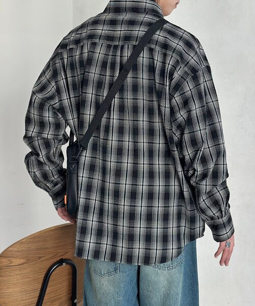 U.S. POLO ASSN.(ユーエスポロアッスン)の「【U.S. POLO ASSN.】シアサッカー長袖シャツ(シャツ/ブラウス・レディース・ブラウン/ブルー系その他/ブラック/アイボリー/ブルー・LARGE/MEDIUM)」の16枚目の写真