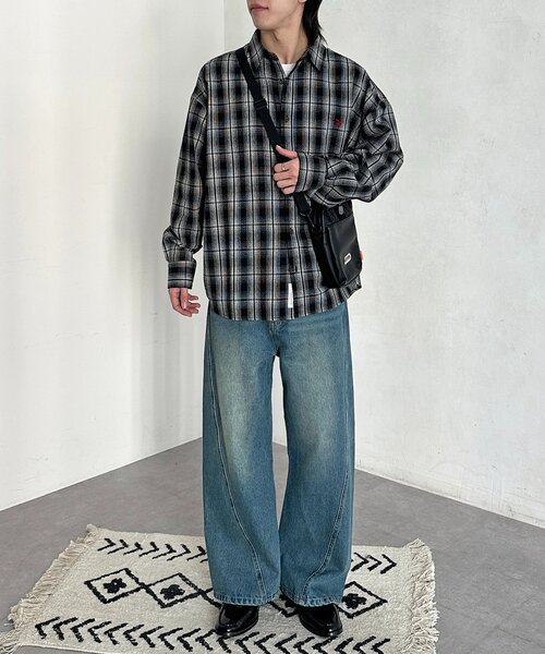U.S. POLO ASSN.(ユーエスポロアッスン)の「【U.S. POLO ASSN.】シアサッカー長袖シャツ(シャツ/ブラウス・レディース・ブラウン/ブルー系その他/ブラック/アイボリー/ブルー・LARGE/MEDIUM)」の18枚目の写真