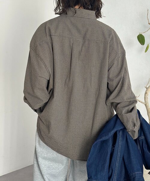 U.S. POLO ASSN.(ユーエスポロアッスン)の「【U.S. POLO ASSN.】シアサッカー長袖シャツ(シャツ/ブラウス・レディース・ブラウン/ブルー系その他/ブラック/アイボリー/ブルー・LARGE/MEDIUM)」の21枚目の写真