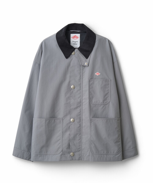 DANTON(ダントン)の「Men's Nylon Taffeta Work Jacket(ブルゾン・メンズ・チャコール/グレー/オリーブ/ブラック/ベージュ系その他/イエロー・38/44/40/42)」の2枚目の写真
