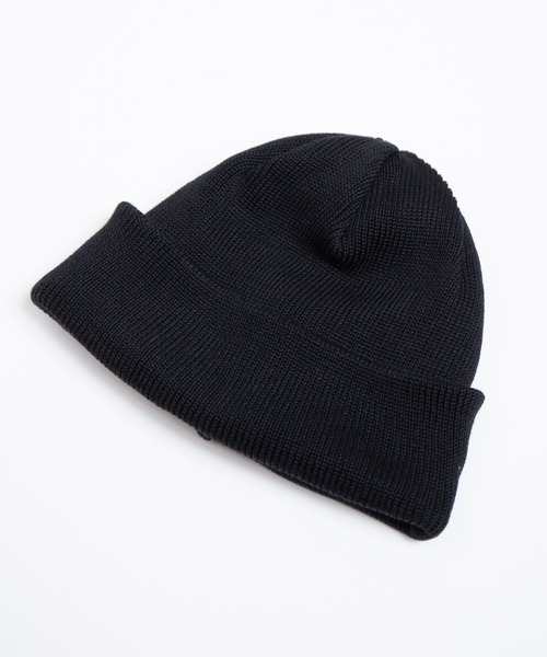 RACAL（ラカル）の「Reversible Border Short Knit Beanie / リバーシブルボーダーショートニットビーニー（ニットキャップ/ビーニー・メンズ・ベージュ/ネイビー/ブラック/オリーブ・FREE）」の13枚目の写真