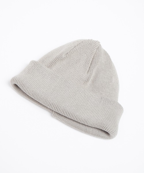 RACAL（ラカル）の「Reversible Border Short Knit Beanie / リバーシブルボーダーショートニットビーニー（ニットキャップ/ビーニー・メンズ・ベージュ/ネイビー/ブラック/オリーブ・FREE）」の14枚目の写真