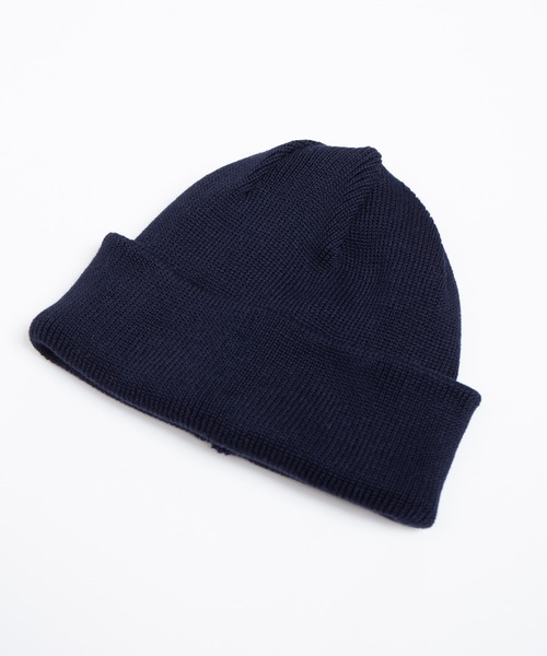 RACAL（ラカル）の「Reversible Border Short Knit Beanie / リバーシブルボーダーショートニットビーニー（ニットキャップ/ビーニー・メンズ・ベージュ/ネイビー/ブラック/オリーブ・FREE）」の15枚目の写真