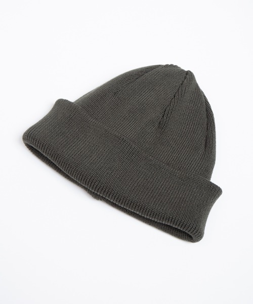 RACAL（ラカル）の「Reversible Border Short Knit Beanie / リバーシブルボーダーショートニットビーニー（ニットキャップ/ビーニー・メンズ・ベージュ/ネイビー/ブラック/オリーブ・FREE）」の16枚目の写真