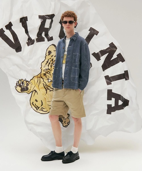 REMI RELIEF（レミレリーフ）の「REMI RELIEF/レミレリーフ NEW SP加工3飛び裏毛クルー(VIRGINIA) クルーネックスウェット 2026年春夏（スウェット・メンズ・イエロー/ヘザーグレー・M/L/XL）」の5枚目の写真