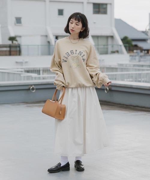 REMI RELIEF（レミレリーフ）の「REMI RELIEF/レミレリーフ NEW SP加工3飛び裏毛クルー(VIRGINIA) クルーネックスウェット 2026年春夏（スウェット・メンズ・イエロー/ヘザーグレー・M/L/XL）」の14枚目の写真