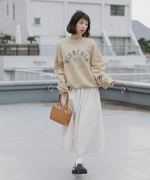 REMI RELIEF（レミレリーフ）の「REMI RELIEF/レミレリーフ NEW SP加工3飛び裏毛クルー(VIRGINIA) クルーネックスウェット 2026年春夏（スウェット・メンズ・イエロー/ヘザーグレー・M/L/XL）」の16枚目の写真