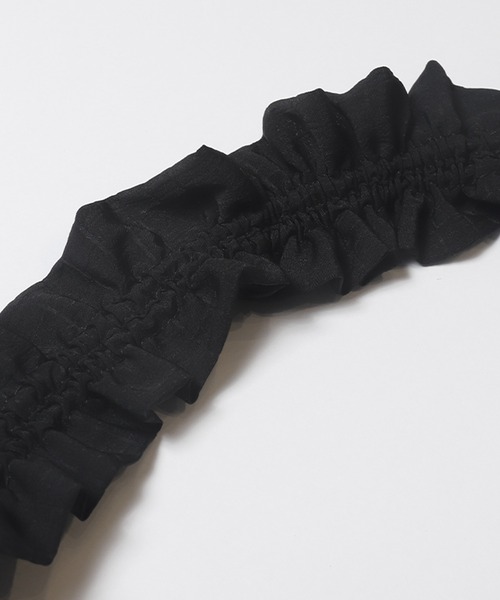 coca（coca）（コカ）の「＼再入荷／ フリルトートバッグ（トートバッグ・レディース・ブラック/ドット・ONE SIZE）」の14枚目の写真