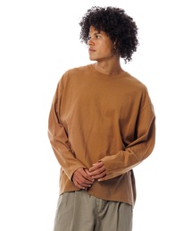 American Cotton Binder L-S Tee / アメリカンコットン後染めバインダー長袖Tシャツ