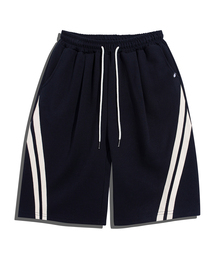 GHOST REPUBLIC（ゴーストリパブリック）の「ワンタックバミューダトラックショートパンツ GP-509_ネイビー（その他パンツ）」