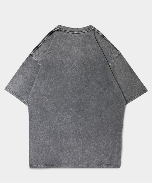 Leyline(レイライン)の「【Leyline】ウォッシュ加工Tシャツ「Stone wash tee」(Tシャツ/カットソー・メンズ・グレー/ブラック・L/XL/M)」の4枚目の写真