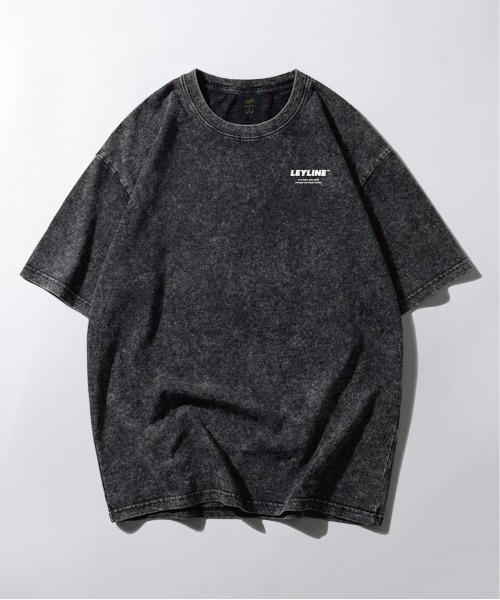 Leyline(レイライン)の「【Leyline】ウォッシュ加工Tシャツ「Stone wash tee」(Tシャツ/カットソー・メンズ・グレー/ブラック・L/XL/M)」の5枚目の写真
