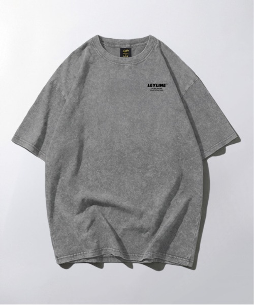 Leyline(レイライン)の「【Leyline】ウォッシュ加工Tシャツ「Stone wash tee」(Tシャツ/カットソー・メンズ・グレー/ブラック・L/XL/M)」の6枚目の写真