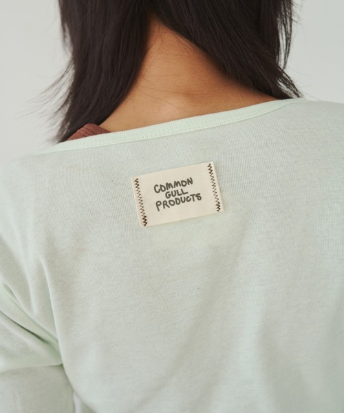 ひとえふたえパックヘンリーロンTEE、芽心（Tシャツ/カットソー
