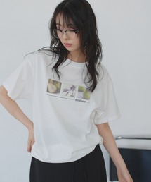 Eclat one｜エクラワンのTシャツ/カットソー（グリーン・カーキ/緑色系