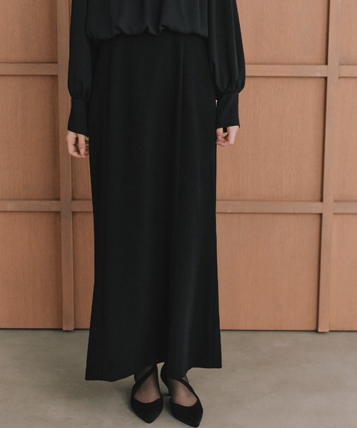 kaene（カエン）の「シフォンドッキングマーメイドワンピース / 101163［ブラック：ブラックフォーマル対応］冠婚葬祭 礼服 喪服 入学式 卒業式 七五三 お宮参り（ドレス・レディース・ブラック・S/M/L）」の7枚目の写真