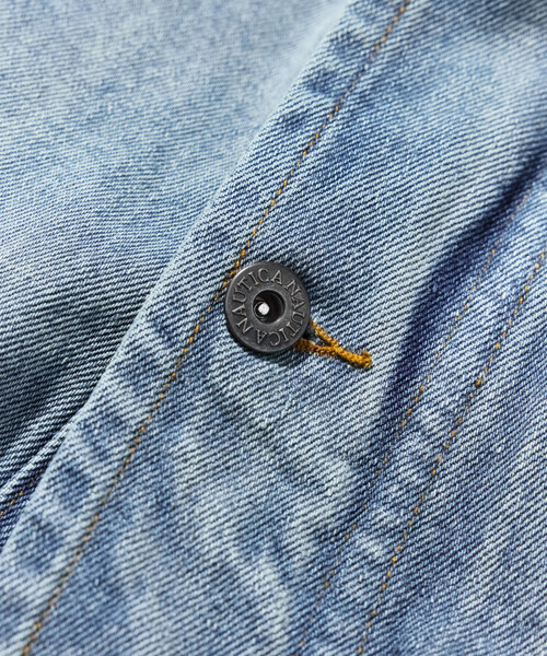 NAUTICA(ノーティカ)の「NAUTICA/ノーティカ 襟コーデュロイ デニム ワークジャケット/デニムブルゾン(デニムジャケット・メンズ・チャコールグレー/ブルー・MEDIUM/X-LARGE/LARGE)」の15枚目の写真