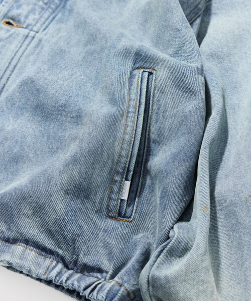 NAUTICA(ノーティカ)の「NAUTICA/ノーティカ 襟コーデュロイ デニム ワークジャケット/デニムブルゾン(デニムジャケット・メンズ・チャコールグレー/ブルー・MEDIUM/X-LARGE/LARGE)」の17枚目の写真