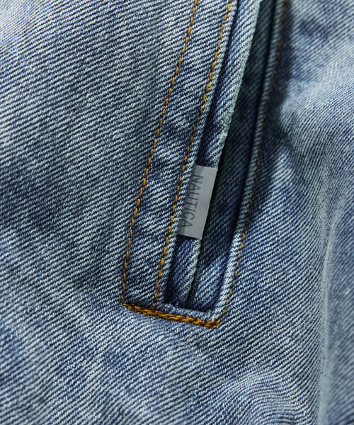 NAUTICA(ノーティカ)の「NAUTICA/ノーティカ 襟コーデュロイ デニム ワークジャケット/デニムブルゾン(デニムジャケット・メンズ・チャコールグレー/ブルー・MEDIUM/X-LARGE/LARGE)」の18枚目の写真