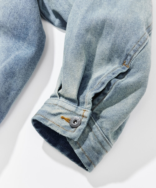 NAUTICA(ノーティカ)の「NAUTICA/ノーティカ 襟コーデュロイ デニム ワークジャケット/デニムブルゾン(デニムジャケット・メンズ・チャコールグレー/ブルー・MEDIUM/X-LARGE/LARGE)」の19枚目の写真