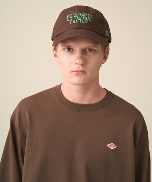 DANTON（ダントン）の「Downproof 6-Panel Cap（キャップ・レディース・グリーン系その他/ベージュ/グレイッシュベージュ/ダークブラウン/ブラック・F）」の2枚目の写真