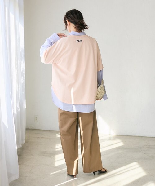 RIVE DROITE（リヴドロワ）の「予約【A・MONN(アモン)】スムースワイドパンツ（その他パンツ・レディース・ベージュ/ブラウン・38/36）」の13枚目の写真