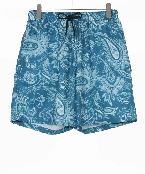 CAMBIO(カンビオ)の「mp14673-Lightweight Fabric Classic Paisley Short Pants ショートパンツ(CAM26SS-004)(その他パンツ・メンズ・ブラック/ブルー/チャコール・L/M/S)」の21枚目の写真