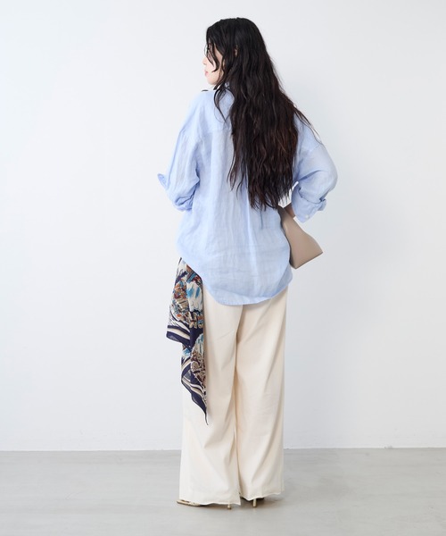 BINDU（ビンドゥー）の「【BINDU】バンダナ-NY（バンダナ/スカーフ・レディース・ネイビー・FREE）」の6枚目の写真